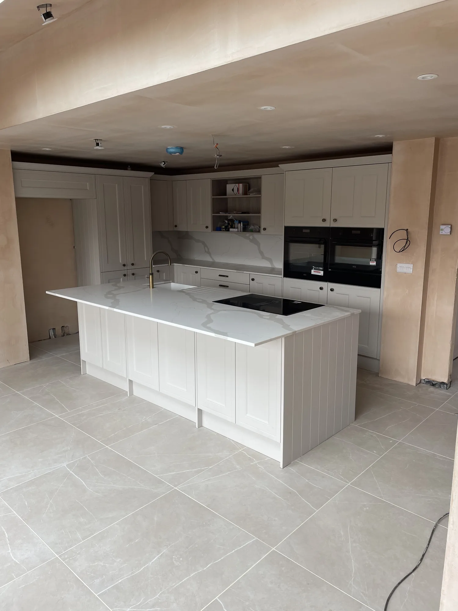 Kitchen electrics finished after a full rewire